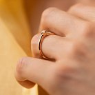 Помолвочное золотое кольцо с бриллиантом 101-10021к от ювелирного магазина Оникс - 1