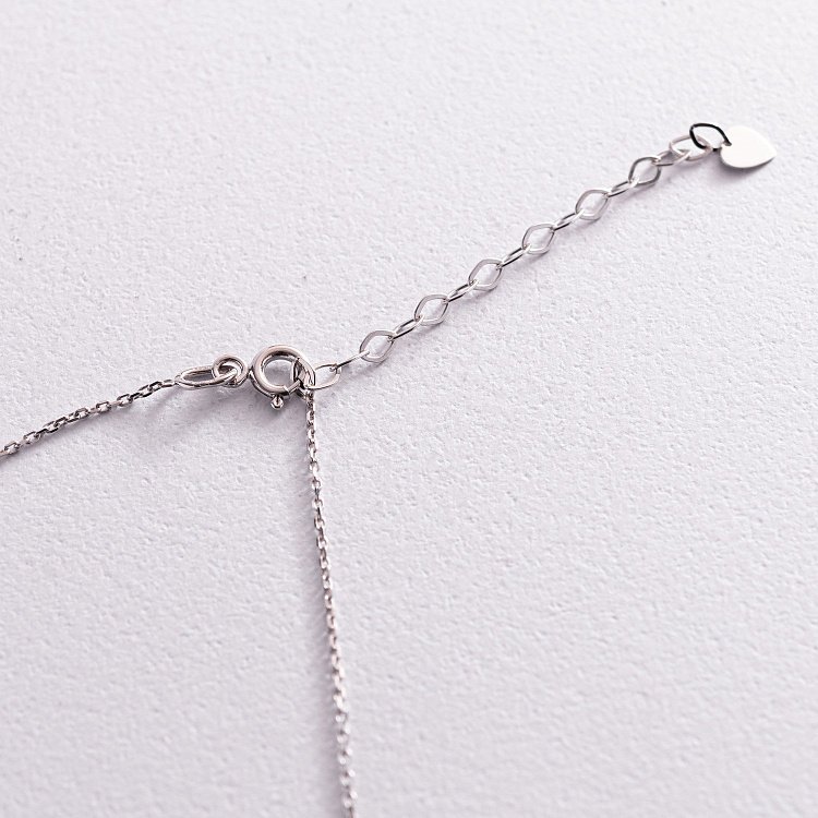 Кольє "Лунниця" в білому золоті кол02063 від ювелірного магазину Онікс - 8