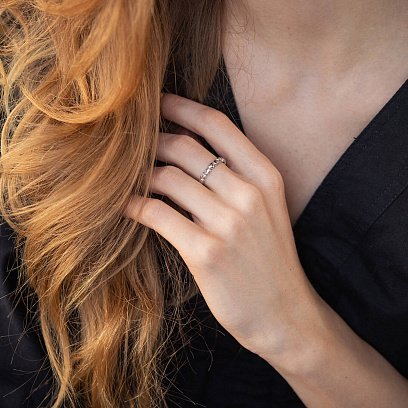 Золотое кольцо "Сердца" к05352 №17