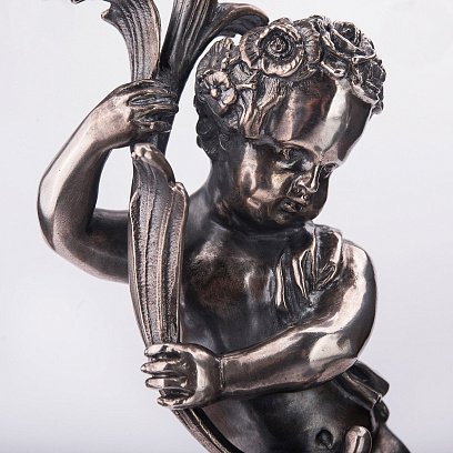 Срібний свічник ручної роботи "Античний" сер00037 №4