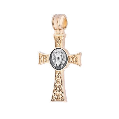 Серебряный православный крест 132353 №3