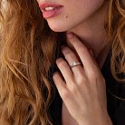 Помолвочное кольцо в белом золоте с бриллиантами кб0189nl от ювелирного магазина Оникс - 3
