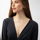 Золоте кольє - краватка з діамантами колб0150mi от ювелирного магазина Оникс - 5