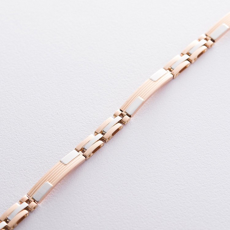 Чоловічий золотий браслет б04293 від ювелірного магазину Онікс - 1