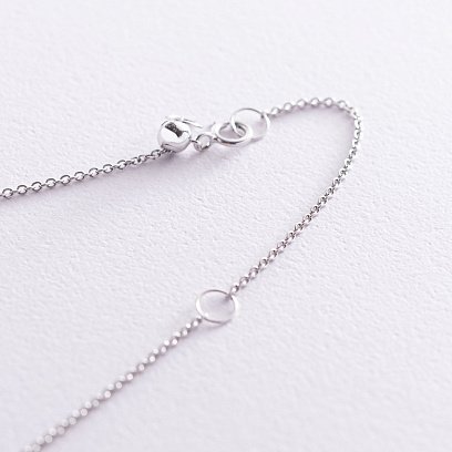 Золотое колье "Крестик" с бриллиантами колб0057ca №3