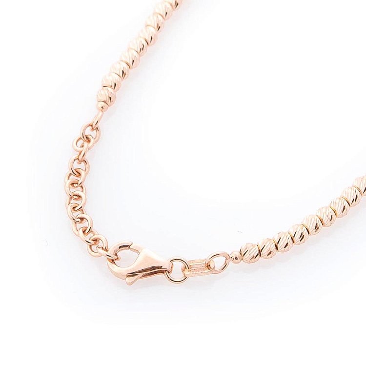 Золотий браслет з кульками (фіаніти) б03588 від ювелірного магазину Онікс - 2