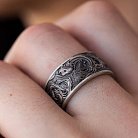 Серебряное кольцо "Карп и волны" 7021 от ювелирного магазина Оникс - 12