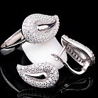 Срібний перстень з фіанітами 111415 от ювелирного магазина Оникс - 4
