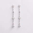 Золоті сережки - пусети "Конюшина" з діамантами сб0650nl от ювелирного магазина Оникс