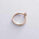 Золотое помолвочное кольцо с бриллиантом кб0266lg от ювелирного магазина Оникс - 3
