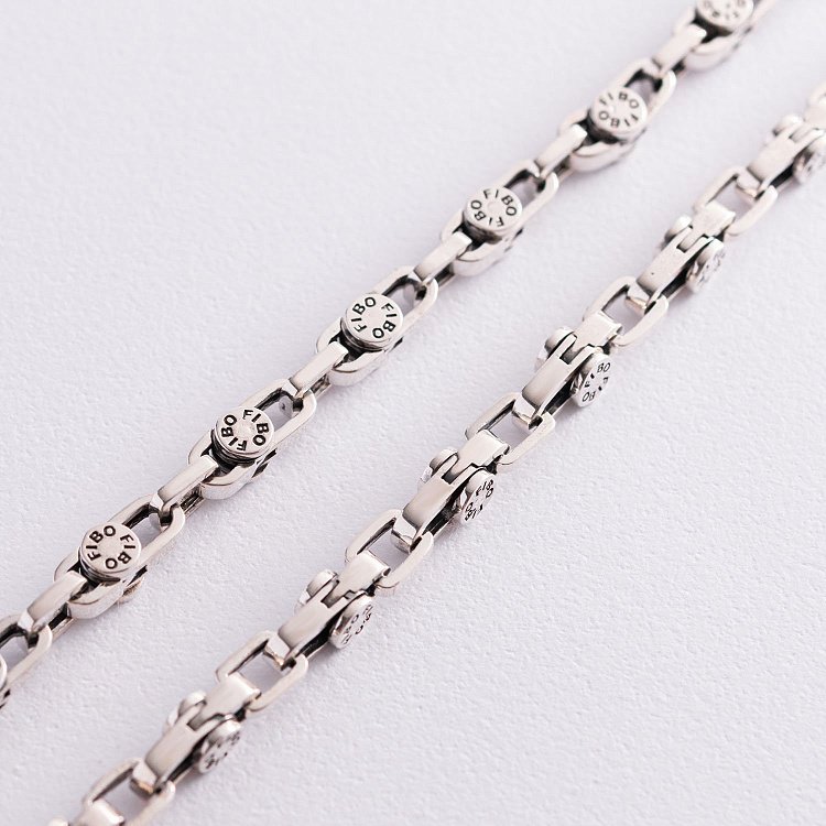 Чоловічий срібний ланцюжок Ц0009ч/1 від ювелірного магазину Онікс - 2