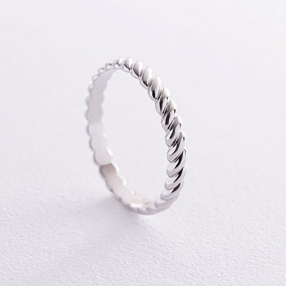 Каблучка "Margaret" у білому золоті к07518 №7