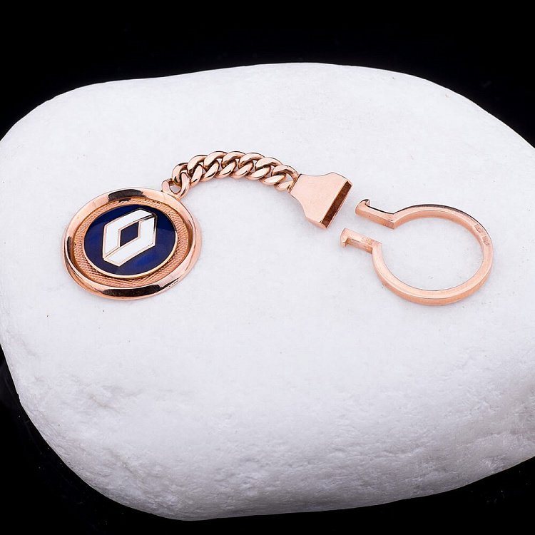 Золотий брелок "Renault-Рено" бр00001р від ювелірного магазину Онікс - 2