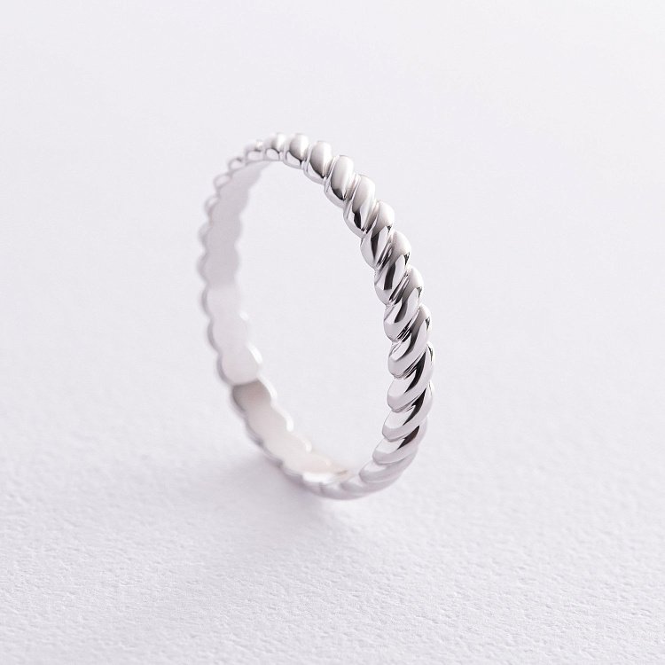 Каблучка "Margaret" у білому золоті к07518 від ювелірного магазину Онікс - 6