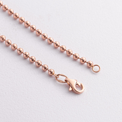 Браслет "Шарики" в красном золоте б05700 №4