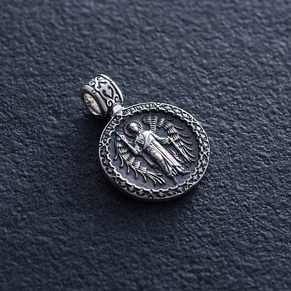 Серебряная ладанка "Ангел Хранитель. Молитва" 132963 №5