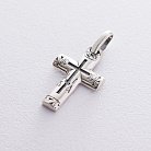 Срібний православний хрест (чорніння) 131733 от ювелирного магазина Оникс - 4