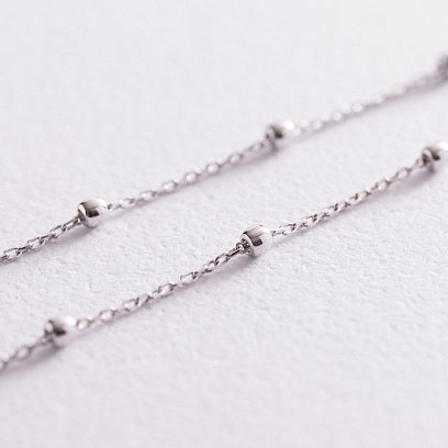 Кольє "Кульки" в білому золоті кол02015 №3