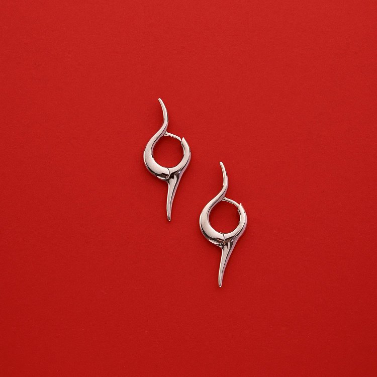 Серебряные серьги "Florence" 123391 от ювелирного магазина Оникс - 7