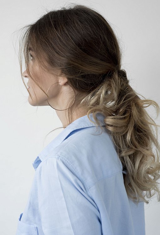 Золоті сережки кільця с00287 від ювелірного магазину Онікс - 3