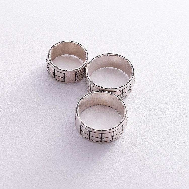 Чоловічий срібний перстень 7037 від ювелірного магазину Онікс - 6