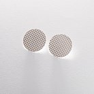 Срібні сережки "Комети структурні" 122492 от ювелирного магазина Оникс - 4