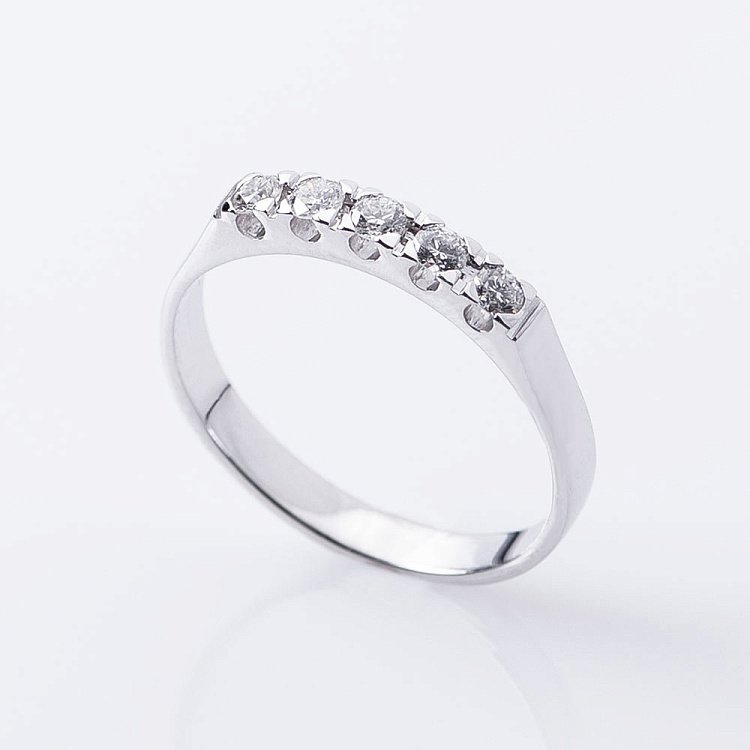 Золотое помолвочное кольцо с бриллиантами р0652б от ювелирного магазина Оникс