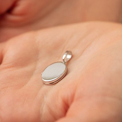 Золотой кулон для фотографии п01775 №4