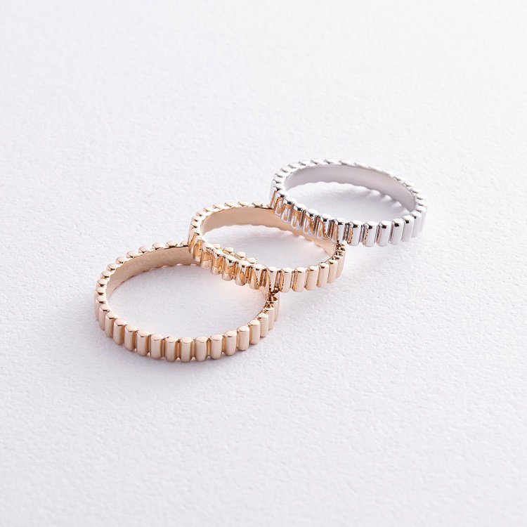 Кольцо "Бриттани" в белом золоте к07414 от ювелирного магазина Оникс - 6