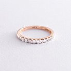 Золотое кольцо с бриллиантами к100057 от ювелирного магазина Оникс
