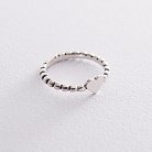Серебряное кольцо "Сердечко" 112269 от ювелирного магазина Оникс - 1
