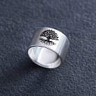 Серебряное кольцо с гравировкой "Древо жизни" 112143древо от ювелирного магазина Оникс - 6