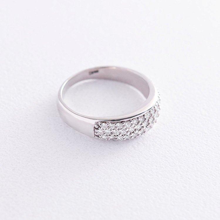 Золота каблучка з діамантами к445 - 2 Золота каблучка з діамантами к445 від ювелірного магазину Онікс - 2