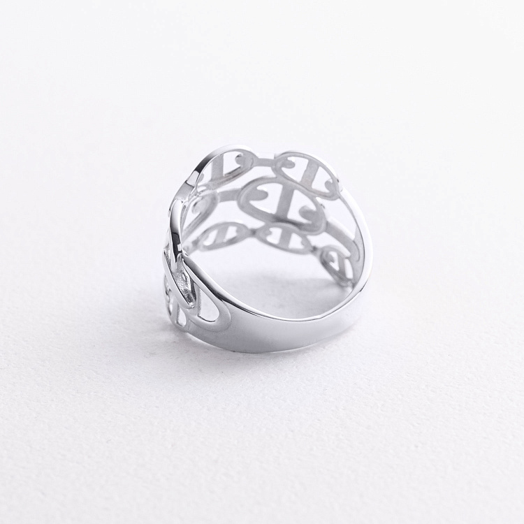 Кольцо "Helen" в белом золоте к08434 от ювелирного магазина Оникс - 2