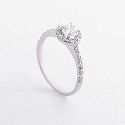 Серебряное кольцо с фианитами 901-00182 №2