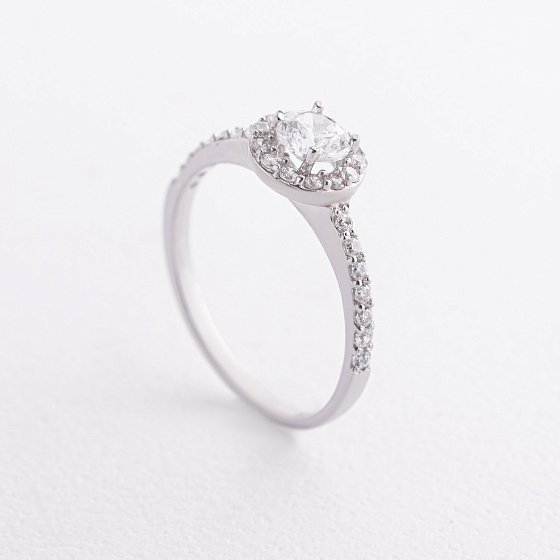 Серебряное кольцо с фианитами 901-00182 №3