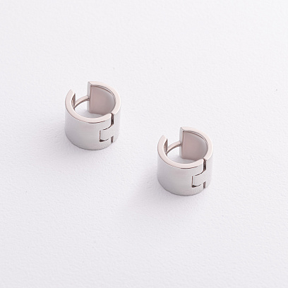 Срібні сережки - кільця "Patrizia" 7410род №2