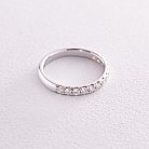 Золотое кольцо с дорожкой камней (бриллианты) кб0454ca от ювелирного магазина Оникс - 2