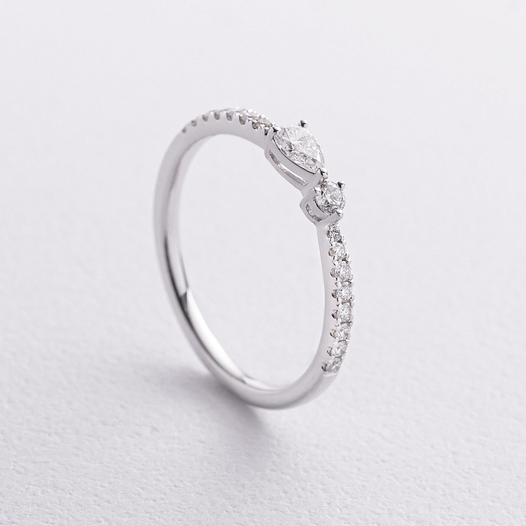 Золотое кольцо с бриллиантами кб0690ri от ювелирного магазина Оникс