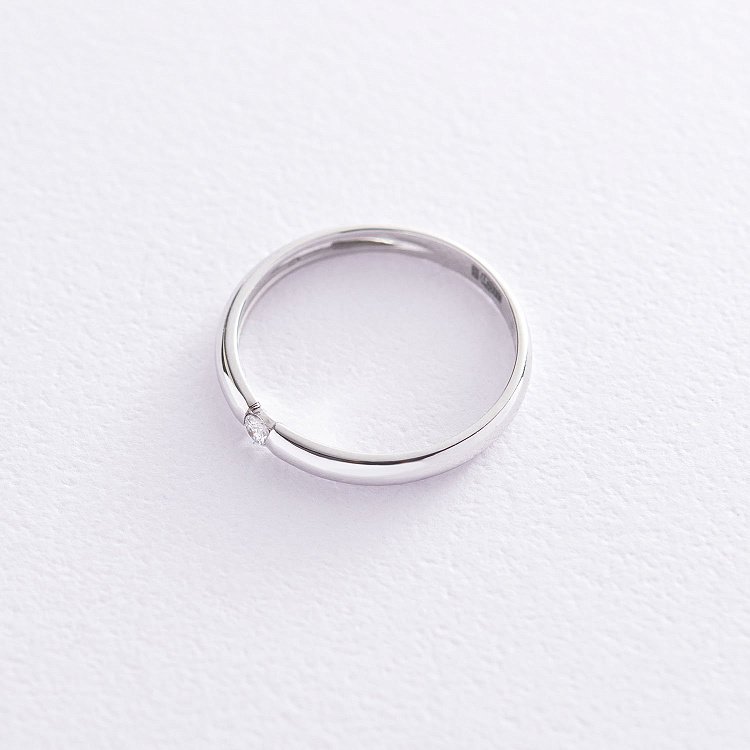 Золотое кольцо с бриллиантом к1013 от ювелирного магазина Оникс - 1