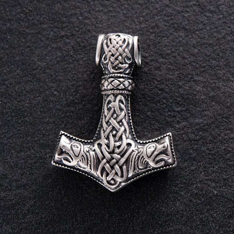 Срібна підвіска "Молот Тора" 132748 від ювелірного магазину Онікс - 2