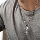 Серебряный крест "Господь Вседержитель" 7094 от ювелирного магазина Оникс - 3