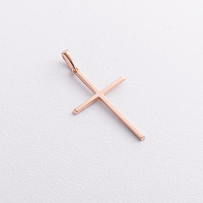 Золотий хрестик без розп'яття п03122