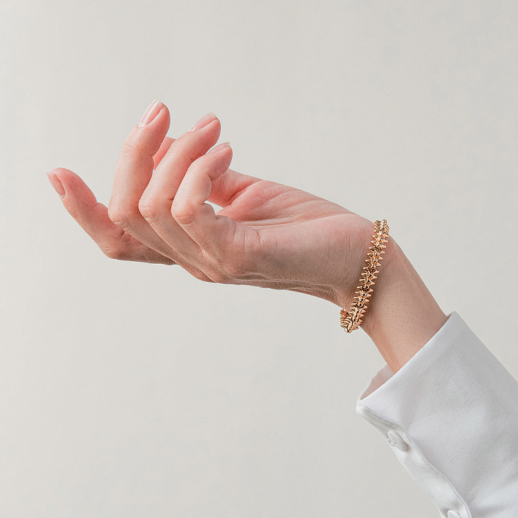 Браслет "Тереза" у жовтому золоті б05472 від ювелірного магазину Онікс - 2