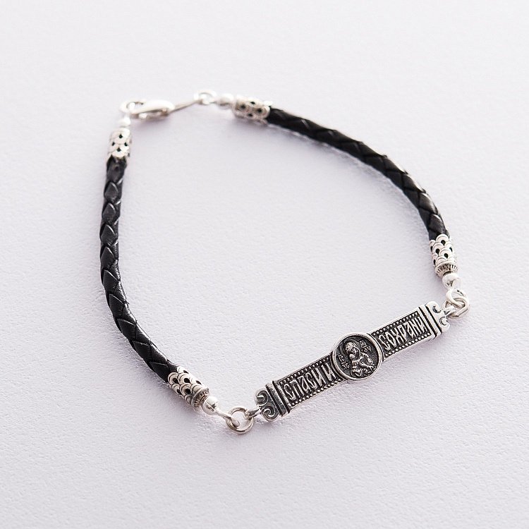 Серебряный браслет "Спаси и Сохрани" 14951 от ювелирного магазина Оникс