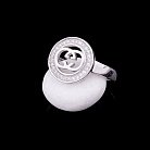 Эксклюзивное серебряное кольцо с фианитами 111726 от ювелирного магазина Оникс