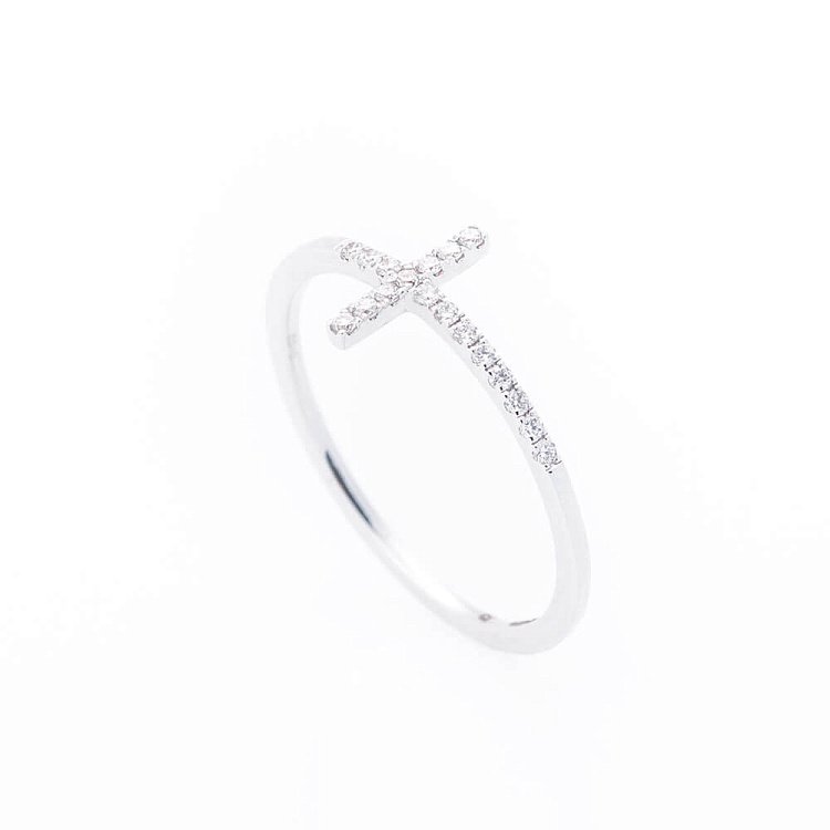 Золота каблучка з діамантами - акуратне кб0096ch від ювелірного магазину Онікс