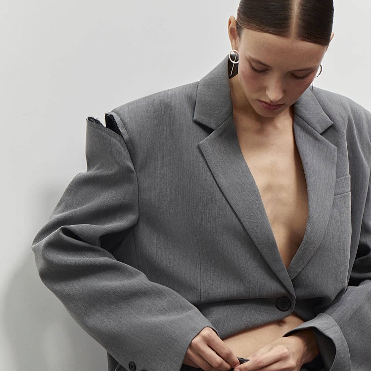 Серебряные серьги "Геометрия" 122552 от ювелирного магазина Оникс - 8