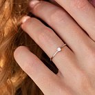 Помолвочное золотое кольцо с бриллиантом 228991121 от ювелирного магазина Оникс - 4