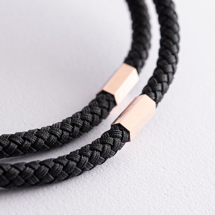 Ювелірний шнурок із золотою застібкою 73232400 від ювелірного магазину Онікс - 1